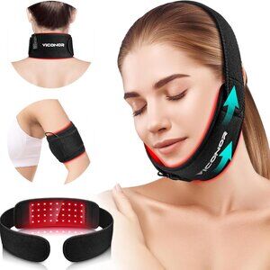 Red Light Therapy for Neck, Chin, Arm Near Infrared Light Therapy Belt Wearable